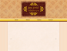Tablet Screenshot of dujourbakery.com